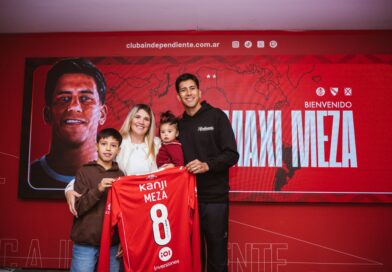 Maximiliano Meza fue presentado en Independiente luego de ser borrado de River