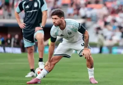 Gonzalo Montiel se lesionó y no podría jugar ante Austria