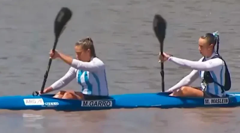 Micaela Maslein y Magdalena Garro lograron la medalla de Oro en el mundial de canotaje que se realiza en Gualeguaychú